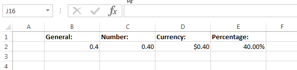 Formatting the same number different ways