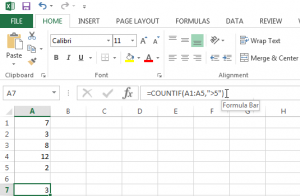 SUM, COUNT & AVERAGE functions in Excel - Excel Tutorial for Excel 2013