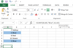 SUM, COUNT & AVERAGE functions in Excel - Excel Tutorial for Excel 2013